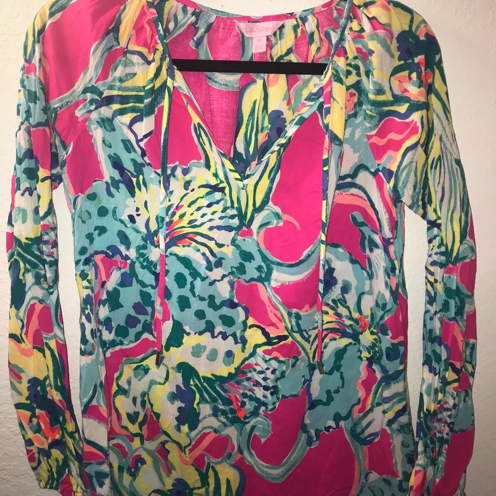 Lilly Pulitzer Multi Colored Top